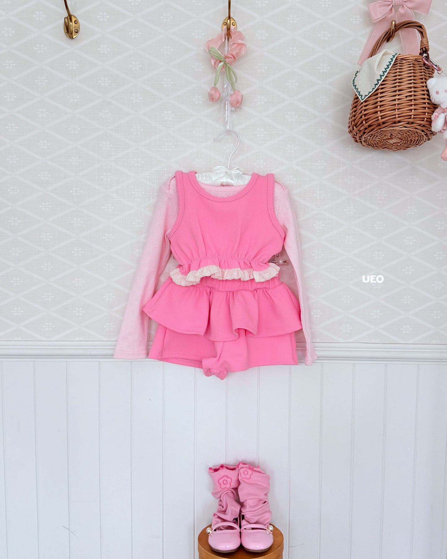 韓國童裝 26春 |  UE16 Macaron Vest (90-125cm)