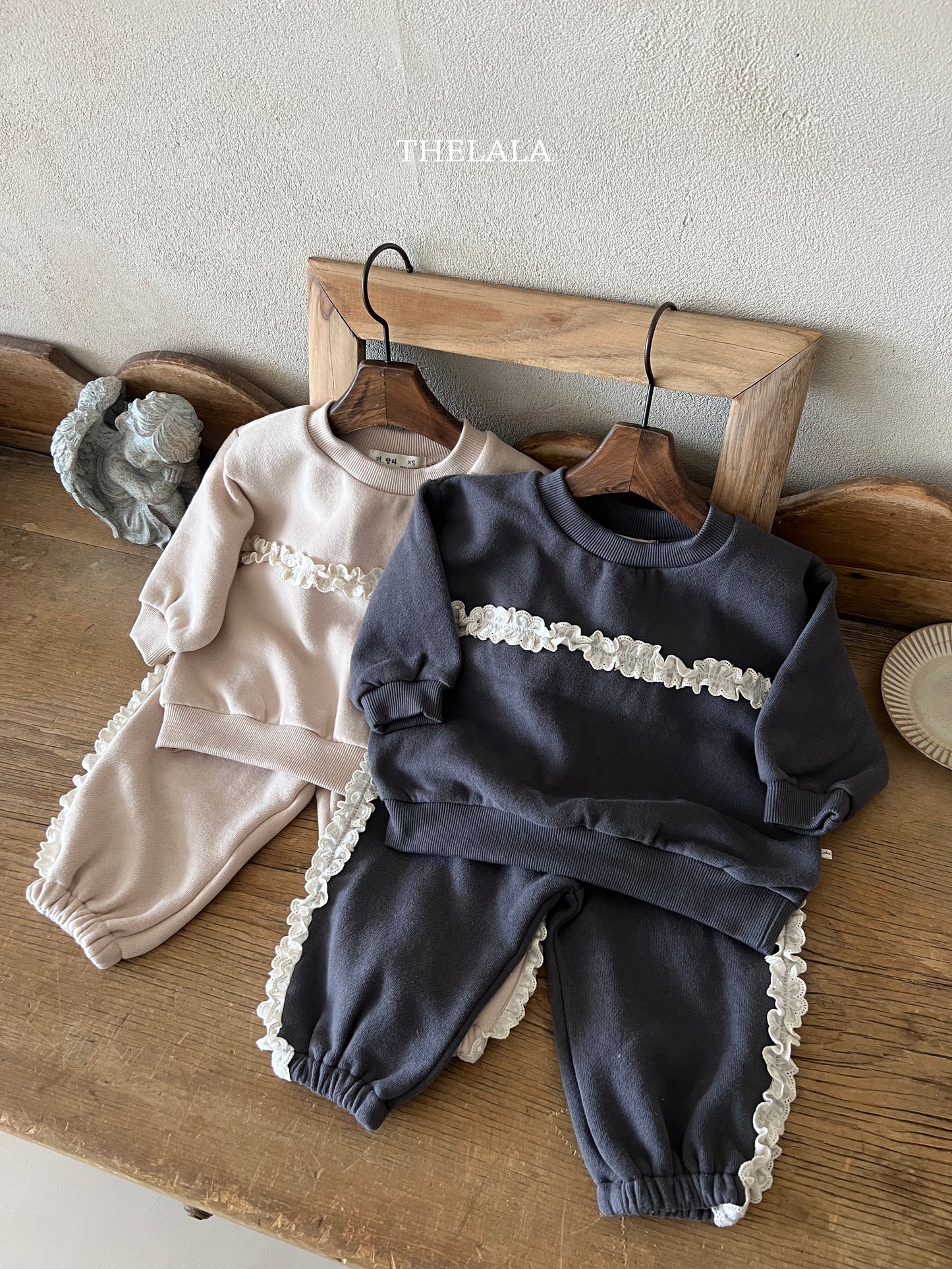 韓國童裝 25秋冬 | LA25446 Lace Pants  (Baby & Kids)