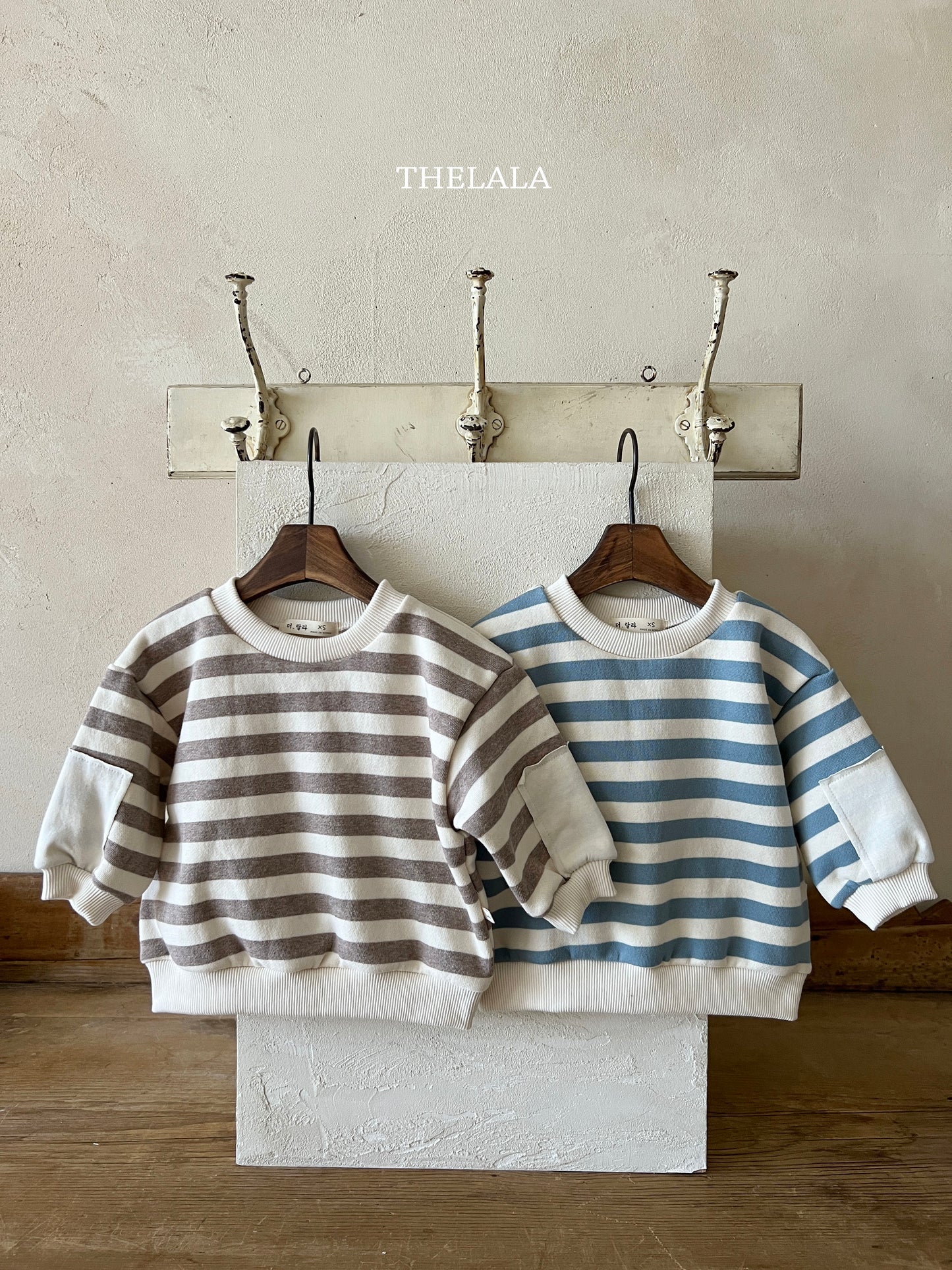 韓國童裝 25秋冬 | LA25426 Stripe MTM (Baby & Kids)