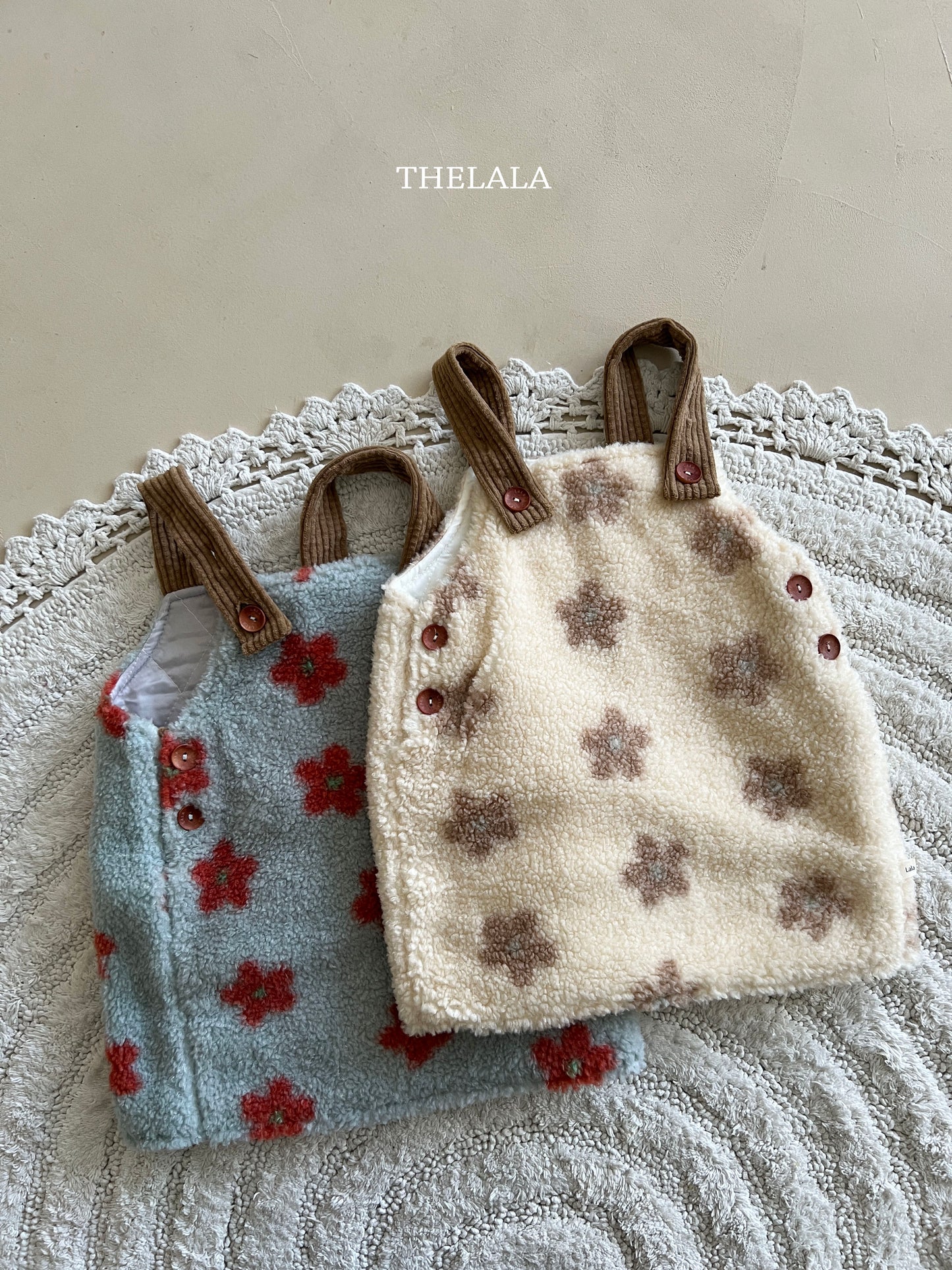 韓國童裝 25秋冬 | LA25414 Flower OPS (Baby & Kids)