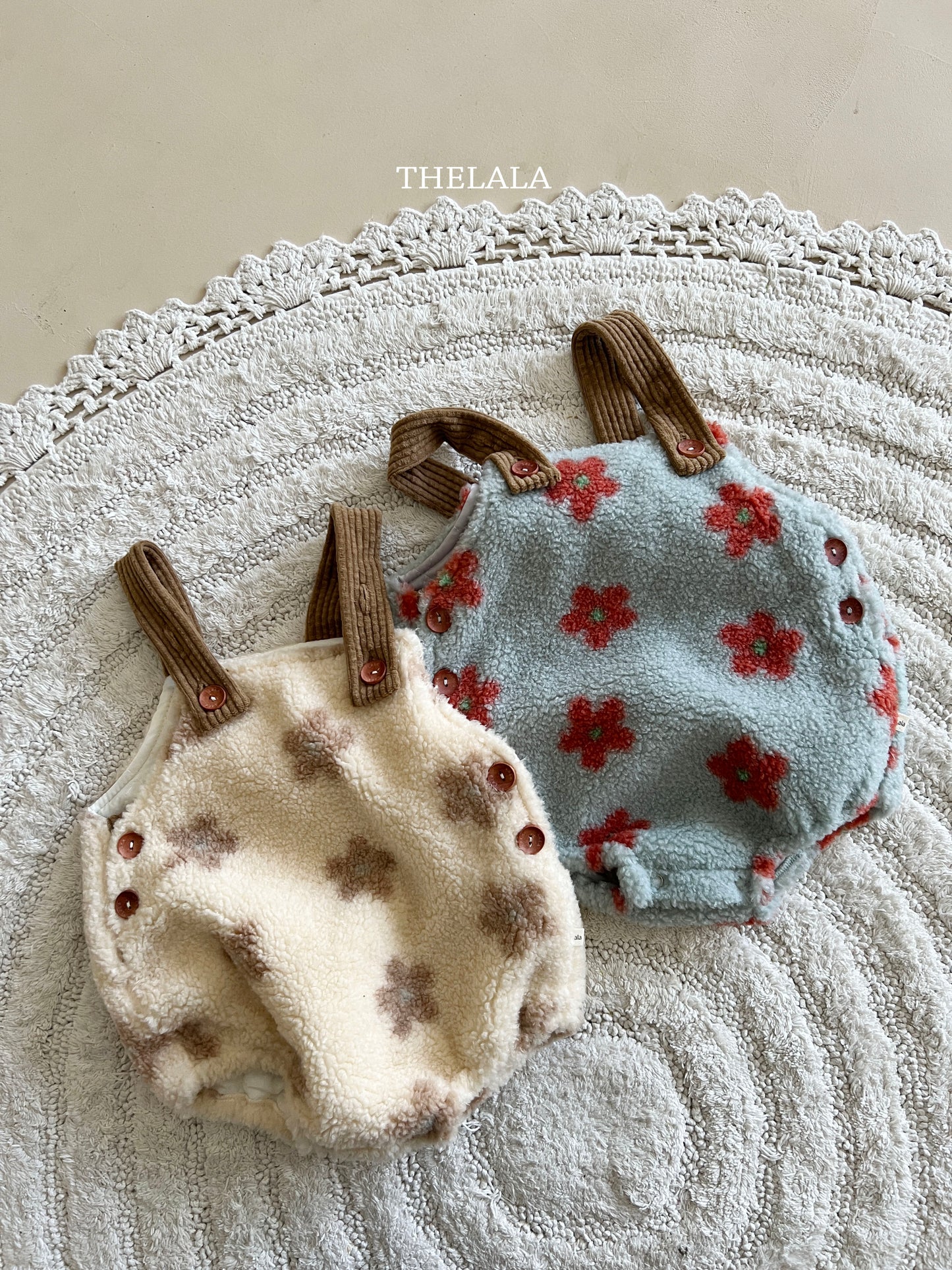 韓國童裝 25秋冬 | LA25413 Flower Baby Suit