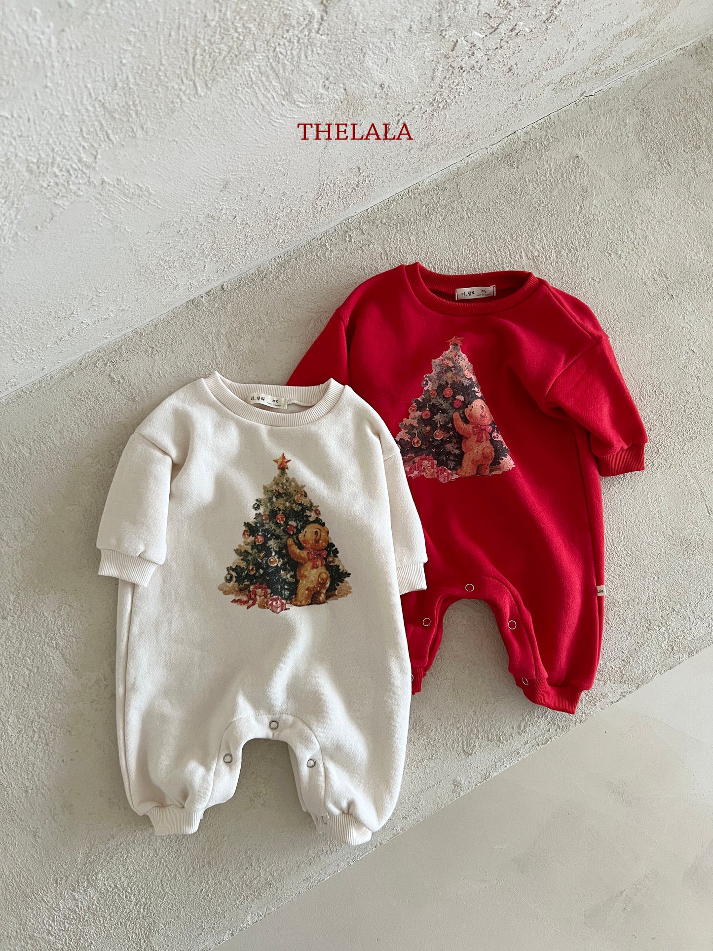 韓國童裝 25秋冬 | LA25406 Bear Bear Baby Suit
