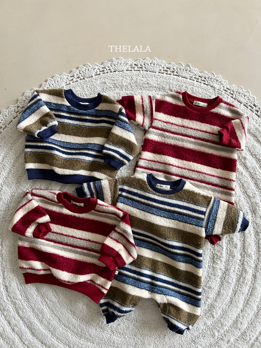 韓國童裝 25秋冬 | LA25422 Stripe MTM (Baby & Kids)