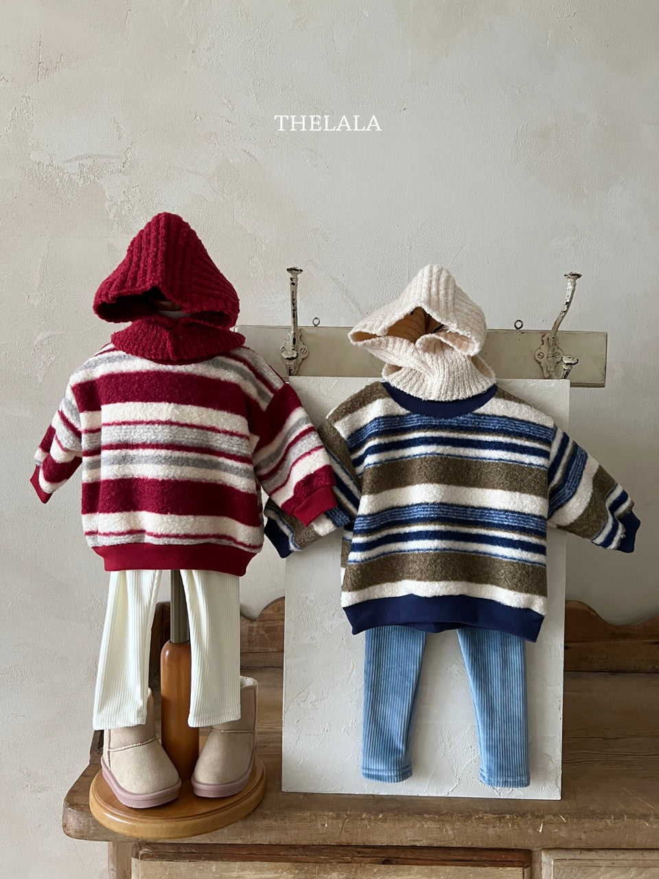 韓國童裝 25秋冬 | LA25422 Stripe MTM (Baby & Kids)