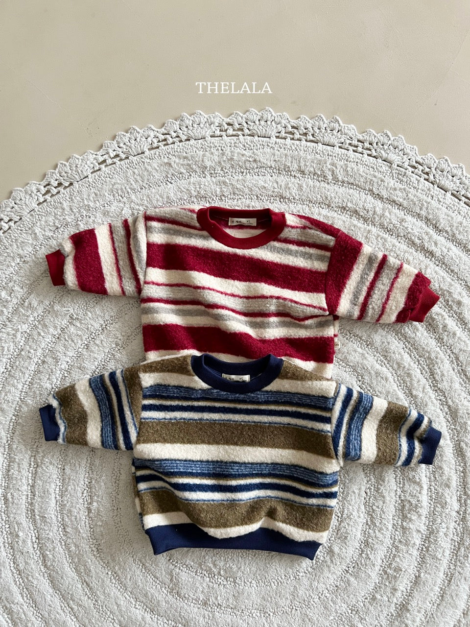 韓國童裝 25秋冬 | LA25422 Stripe MTM (Baby & Kids)