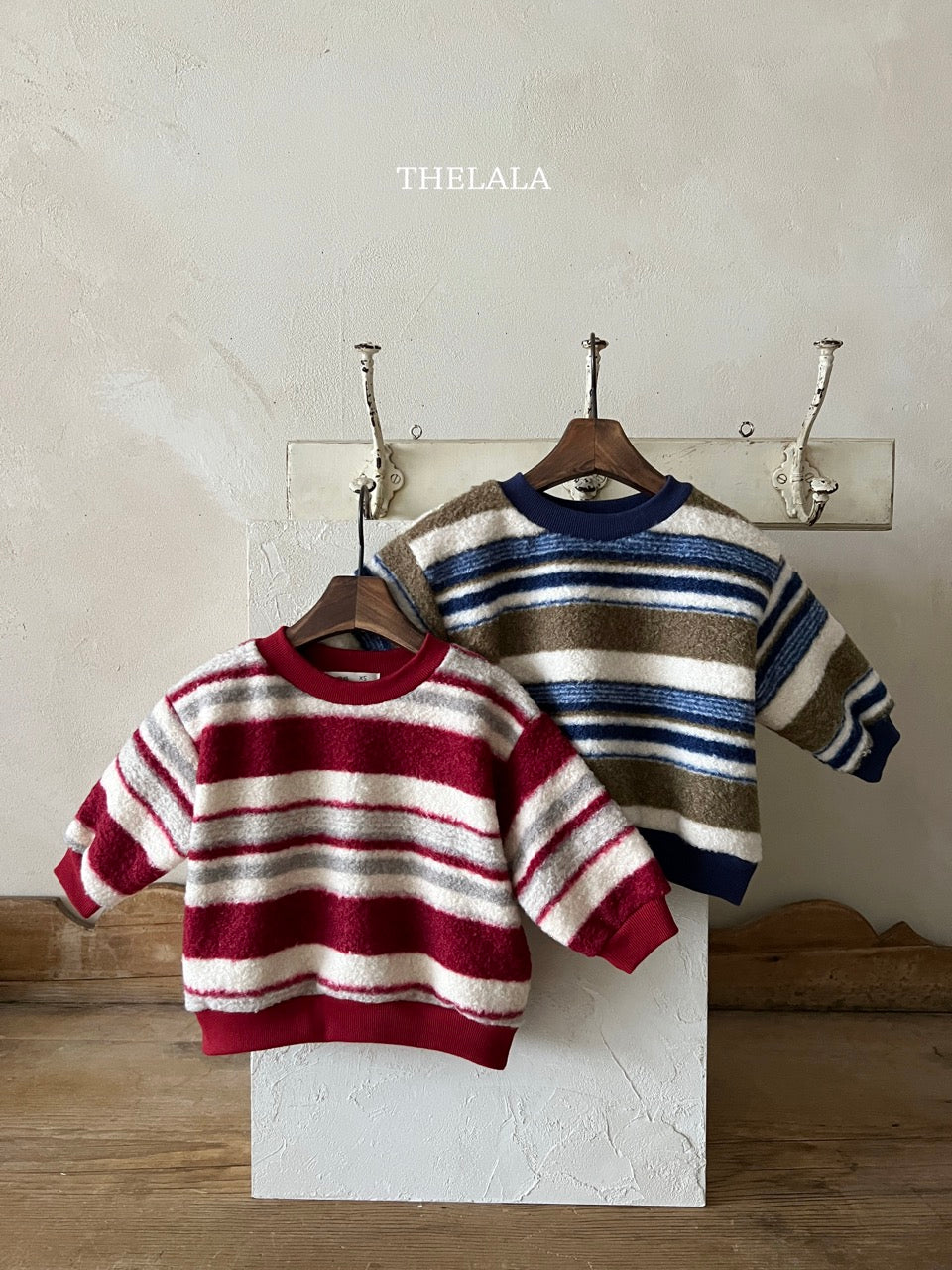 韓國童裝 25秋冬 | LA25422 Stripe MTM (Baby & Kids)