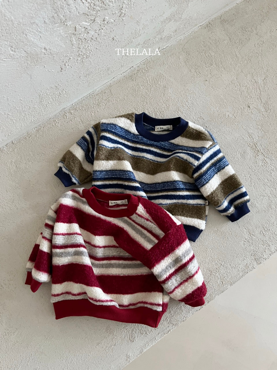 韓國童裝 25秋冬 | LA25422 Stripe MTM (Baby & Kids)