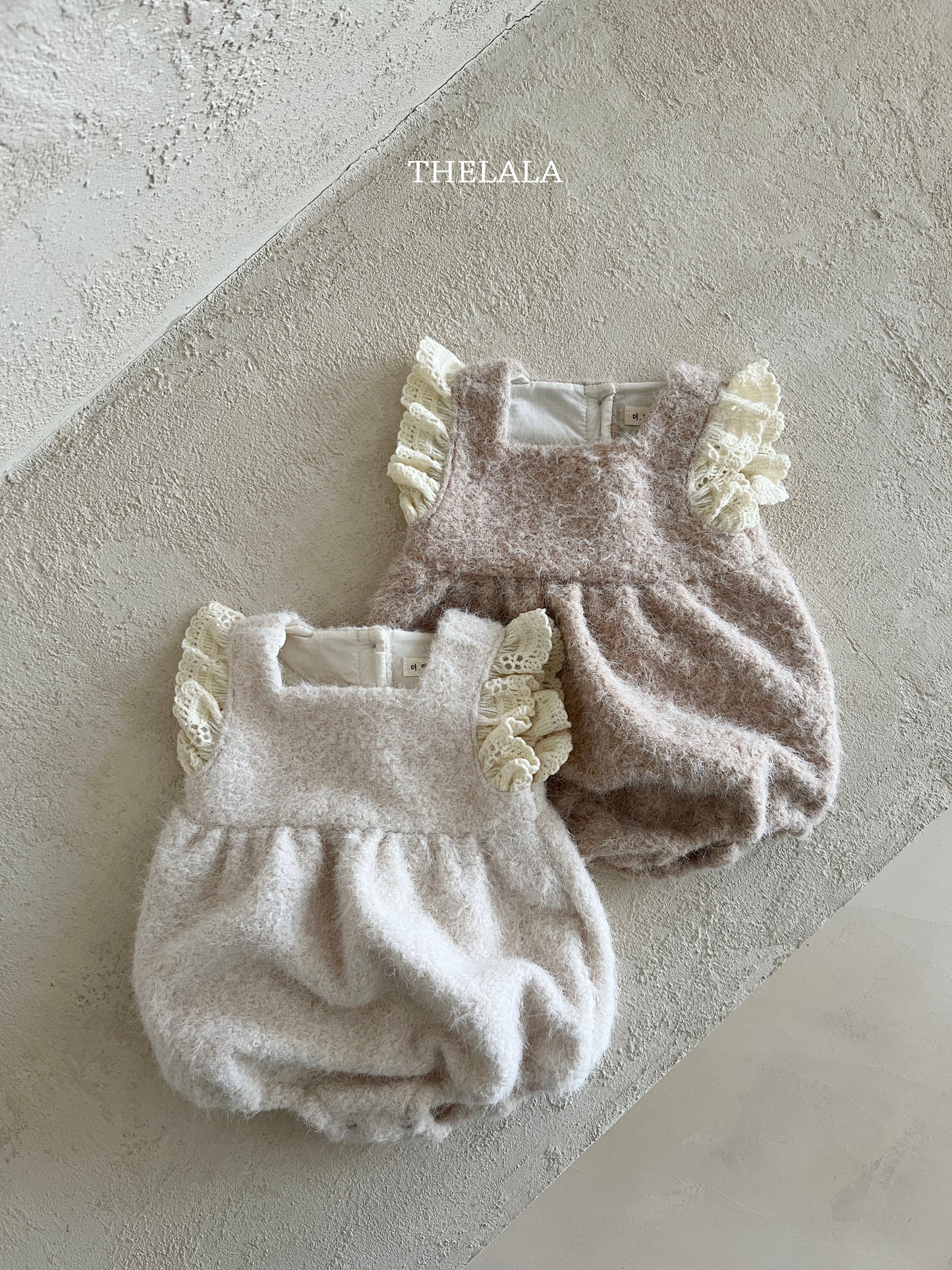 韓國童裝 25秋冬 | LA25419 Boucle Baby Suit