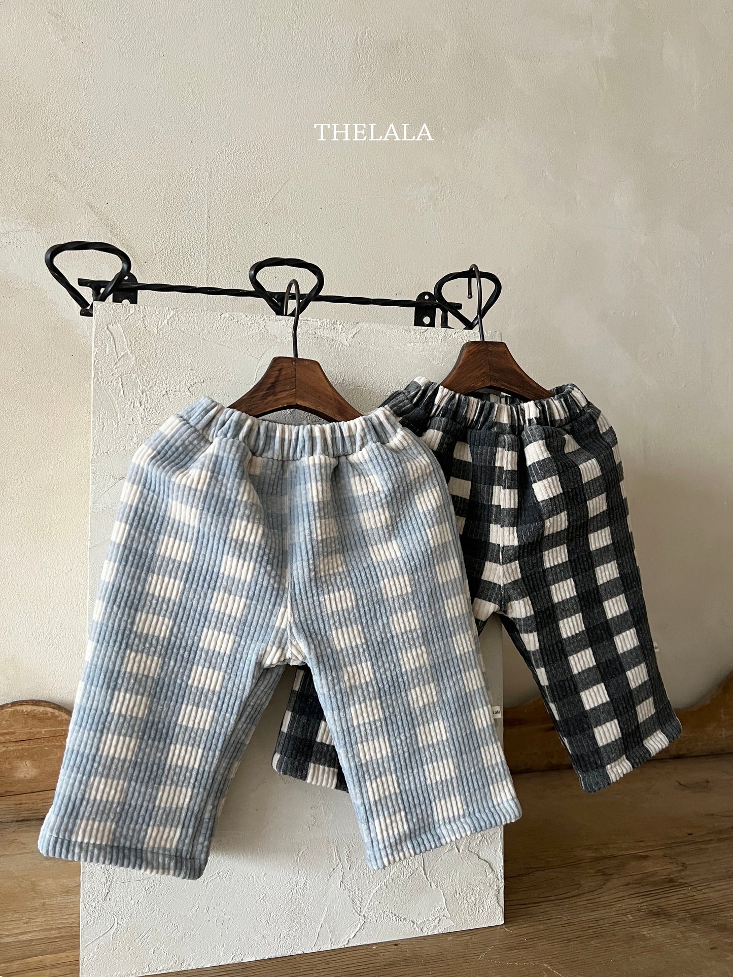 韓國童裝 25秋冬 | LA254560 Check Pants (Baby & Kids)