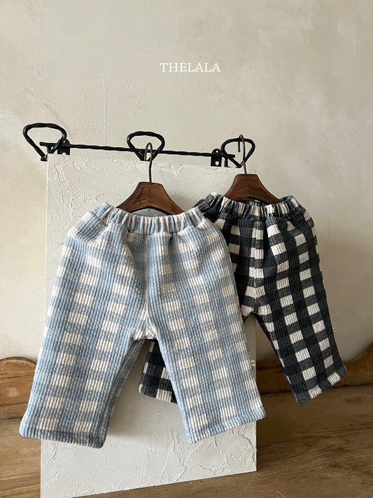韓國童裝 25秋冬 | LA254560 Check Pants (Baby & Kids)