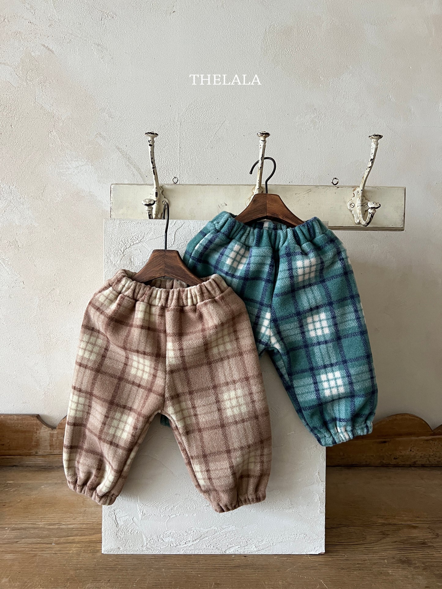 韓國童裝 25秋冬 | LA25452 Check Pants (Baby & Kids)