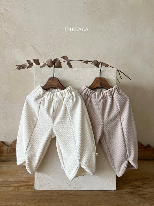 韓國童裝 25秋 | LA25347 Collar Top and Bottom Set (Baby and Kids)