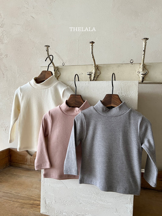 韓國童裝 25秋冬 | LA254555 Mock Neck Tee (Baby & Kids)