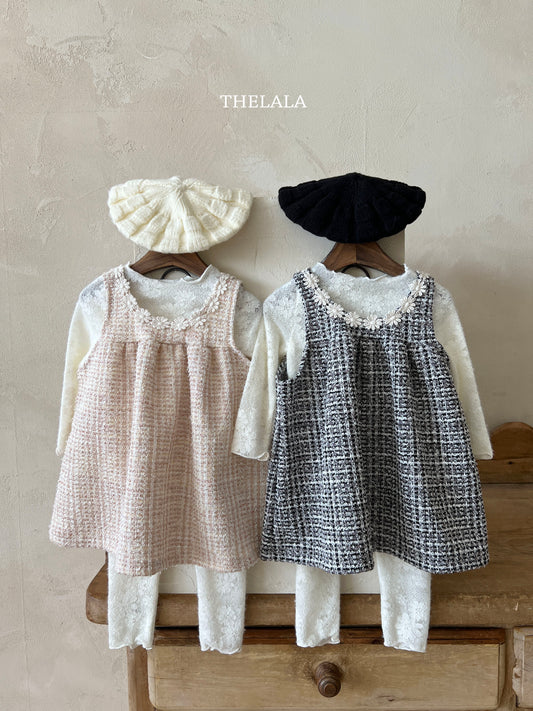 韓國童裝 25秋 | LA25349 Floral Top and Bottom Set (Baby and Kids)