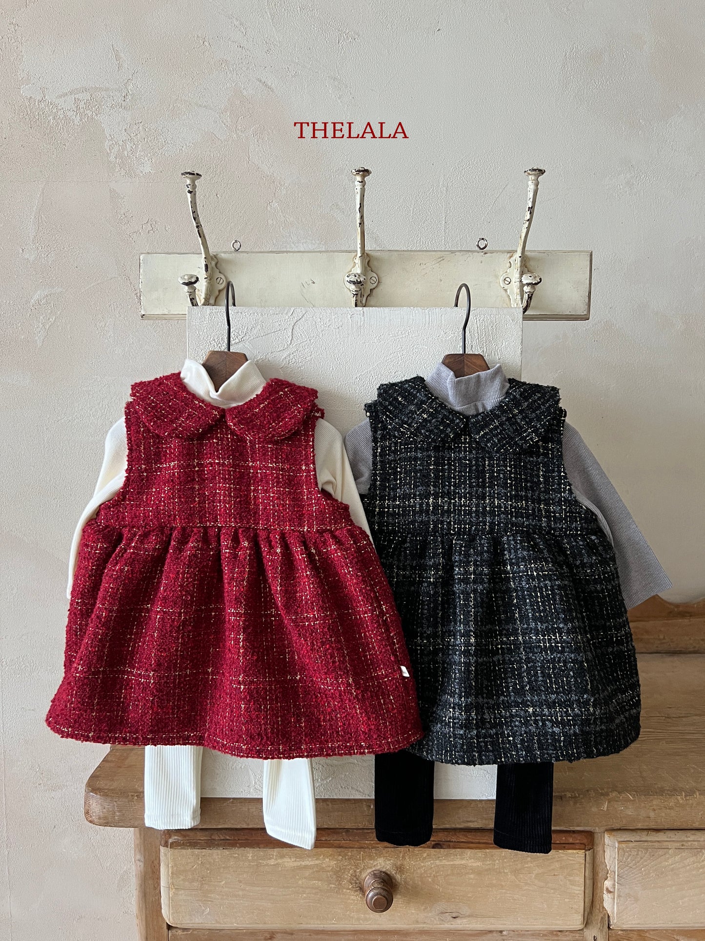 韓國童裝 25秋冬 | LA254555 Mock Neck Tee (Baby & Kids)