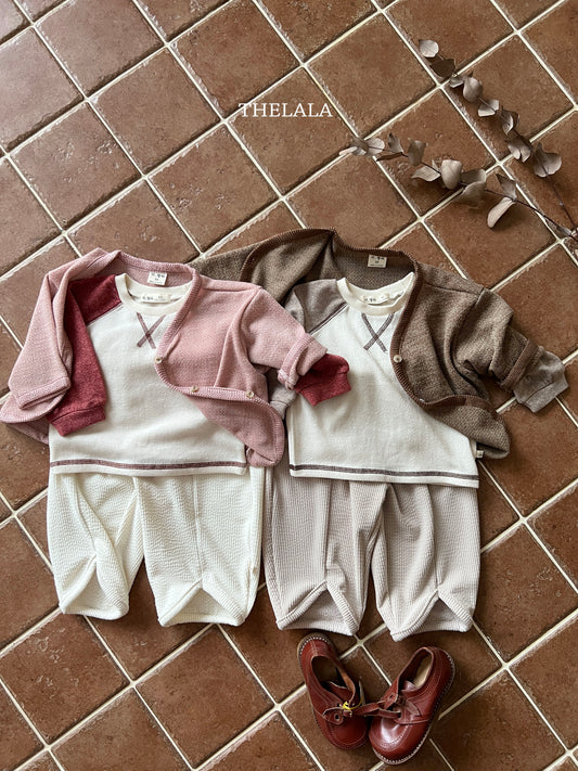 韓國童裝 25秋 | LA25326 Cardigan (Baby and Kids)