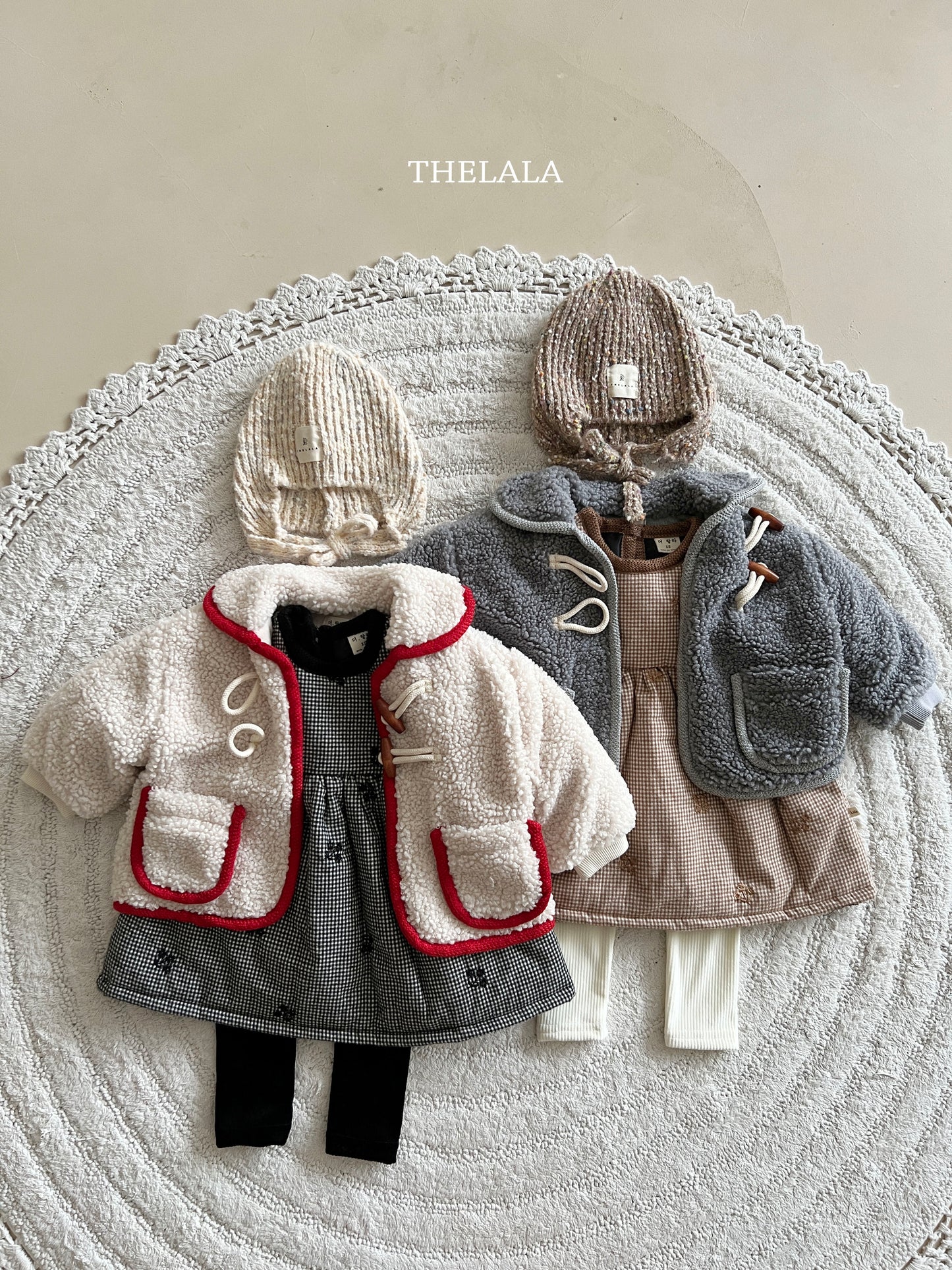 韓國童裝 25秋冬 | LA25418 Embroidery OPS (Baby & Kids)
