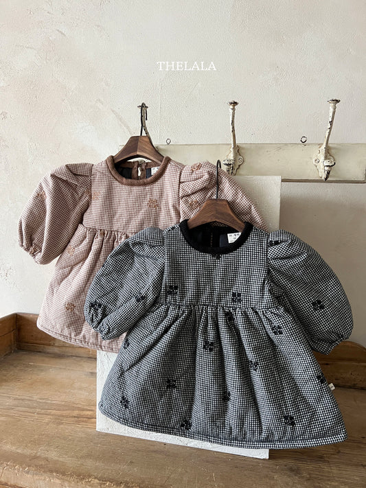 韓國童裝 25秋冬 | LA25418 Embroidery OPS (Baby & Kids)