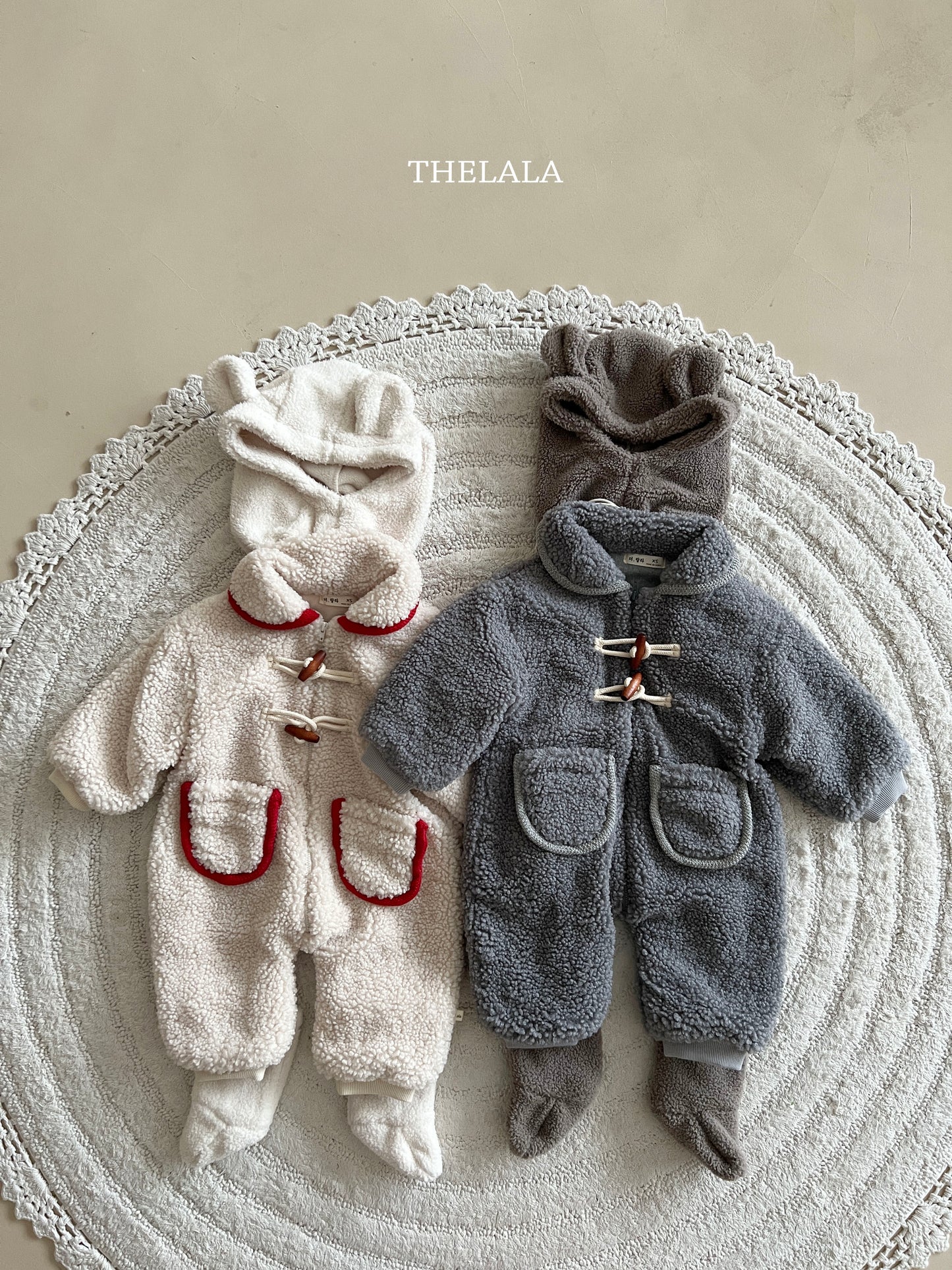 韓國童裝 25秋冬 | LA254570 Bear Bear Hat / Ear Warmer
