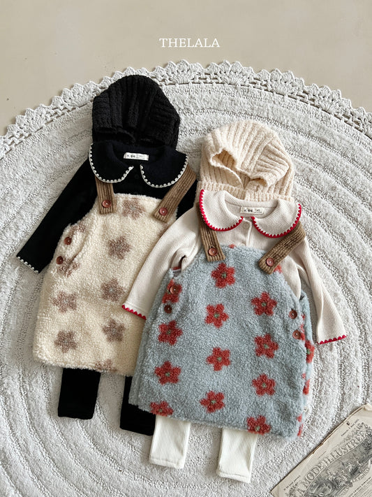 韓國童裝 25秋冬 | LA25440 Jeni Collar Tee (Baby & Kids)