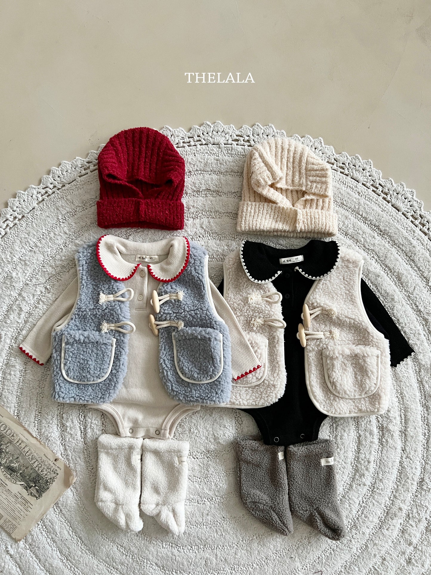 韓國童裝 25秋冬 | LA254565 Neck Warmer Hat