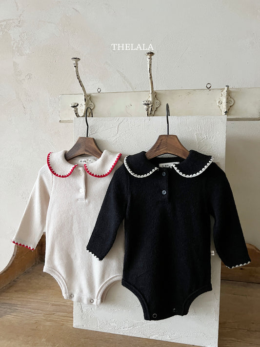 韓國童裝 25秋冬 | LA25439 Jeni Collar Baby Suit