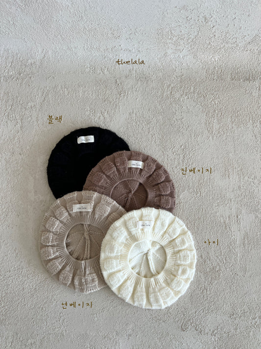 韓國童裝 25秋 | LA25354 Knit Beret (Baby and Kids)