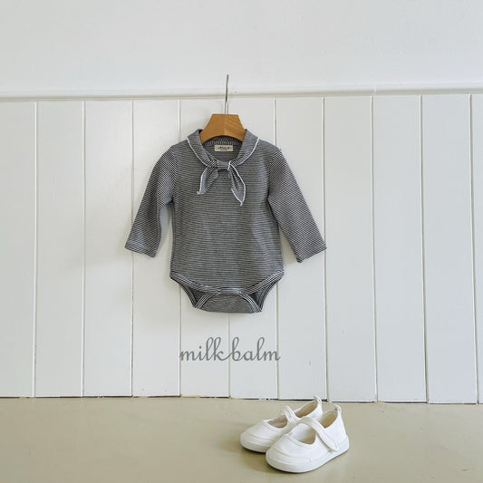 韓國童裝 26秋| MK14 Milo Stripe Suit 包屁衣