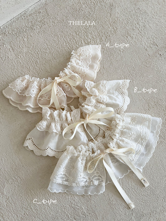 韓國童裝 25秋 | LA25356 Lace Collar (Baby and Kids)