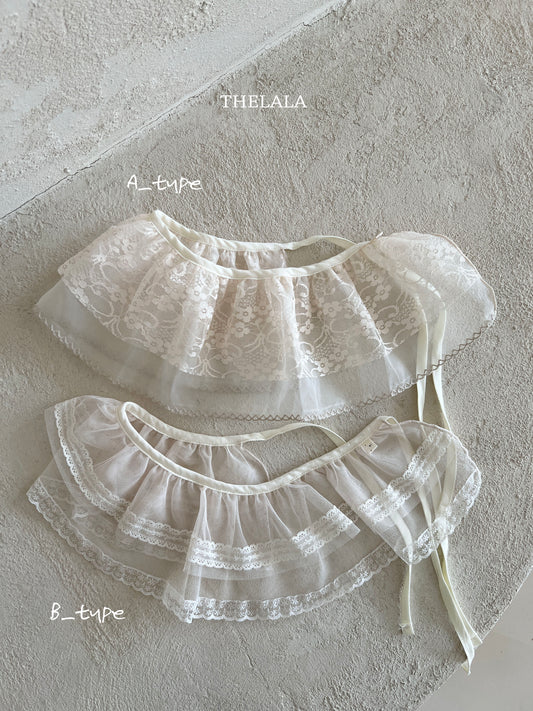 韓國童裝 25秋 | LA25357 Lace Apron (Baby and Kids)