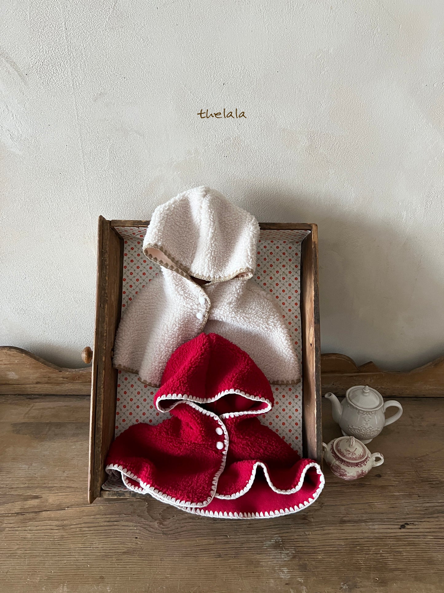 韓國童裝 25秋冬 | LA25464 Chacha Cloak  (Baby & Kids)