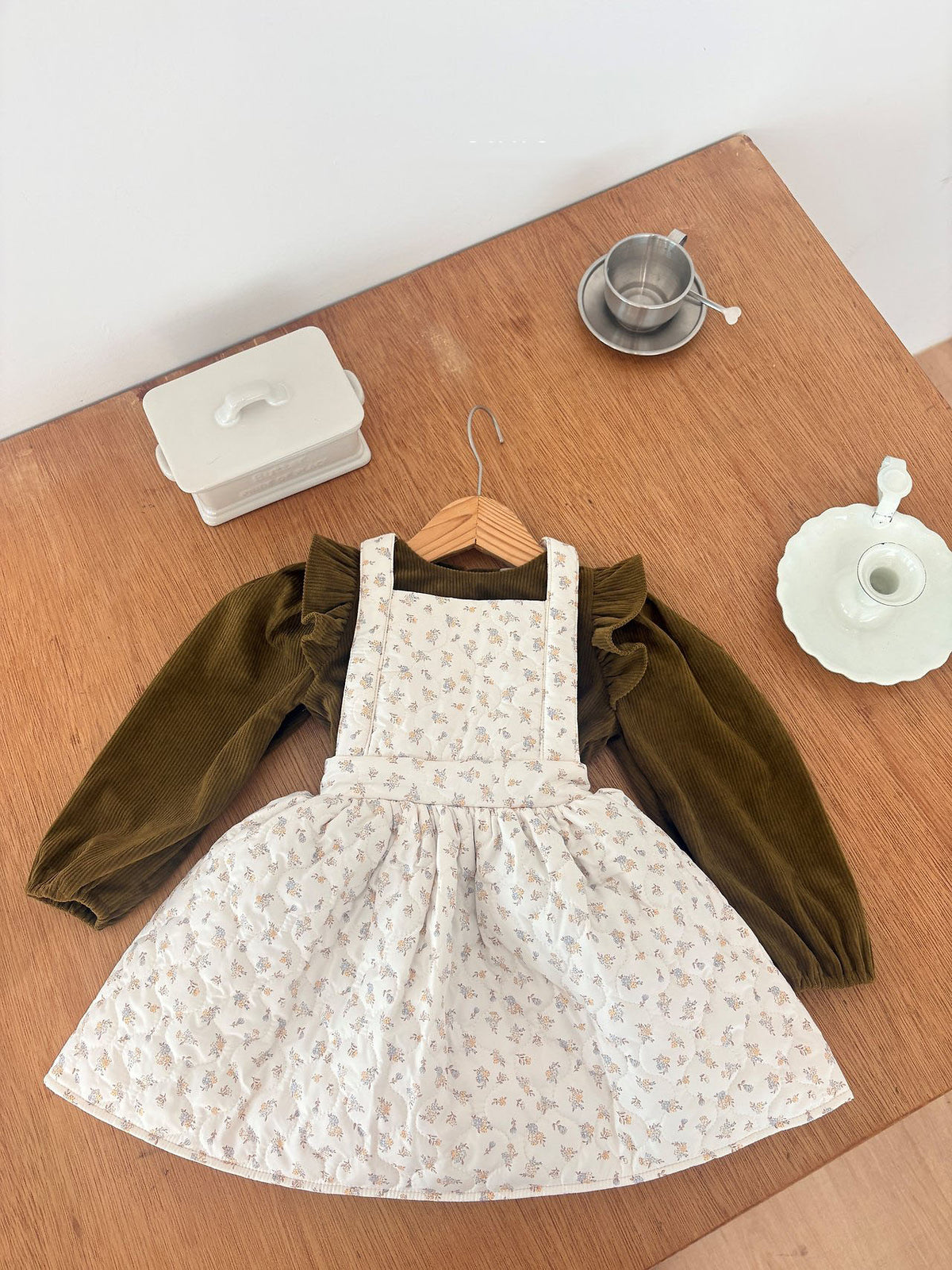 韓國童裝 26秋| OH21 Soft Ribbed Blouse 上衣