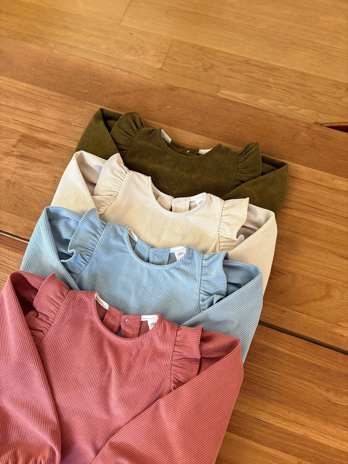 韓國童裝 26秋| OH21 Soft Ribbed Blouse 上衣