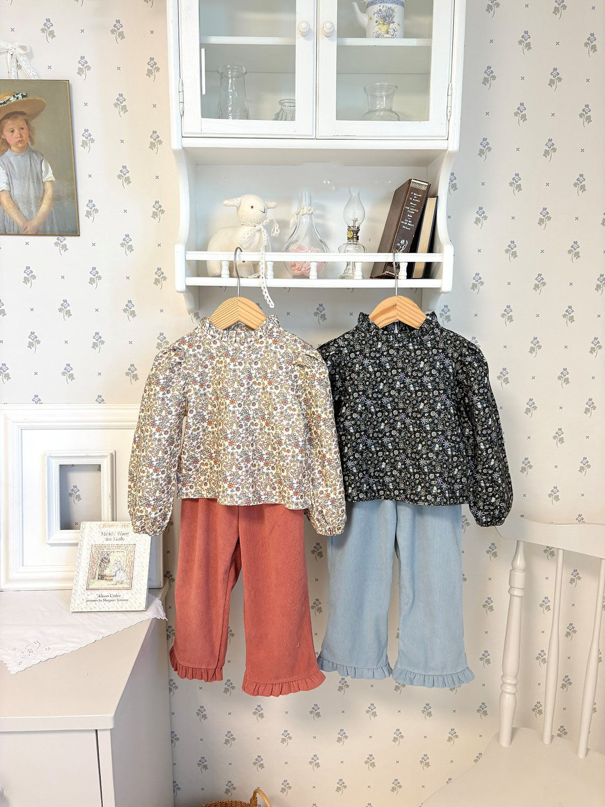 韓國童裝 26秋| OH22 Soft Ribbed Frill Pants 長褲