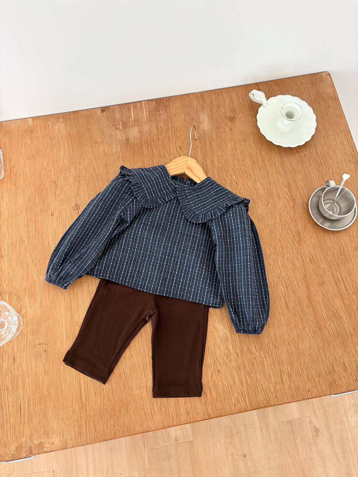 韓國童裝 26秋| OH11 Sailor Frill Blouse 襯衫