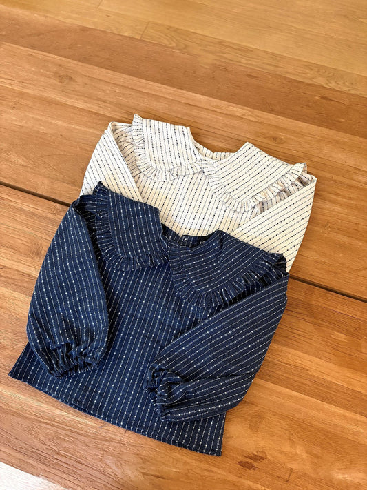 韓國童裝 26秋| OH11 Sailor Frill Blouse 襯衫