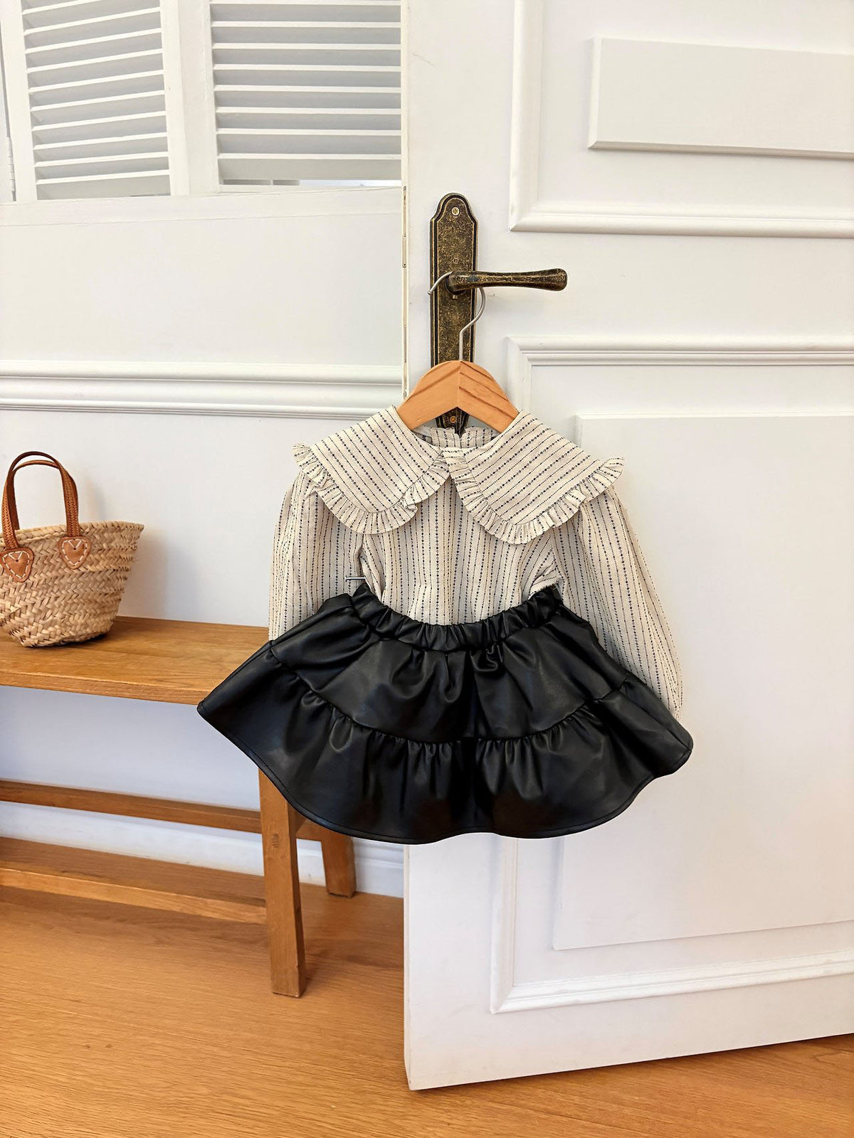 韓國童裝 26秋| OH11 Sailor Frill Blouse 襯衫