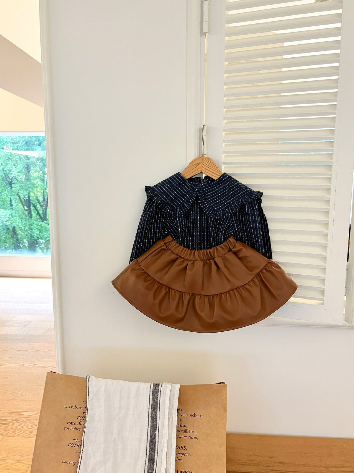 韓國童裝 26秋| OH11 Sailor Frill Blouse 襯衫