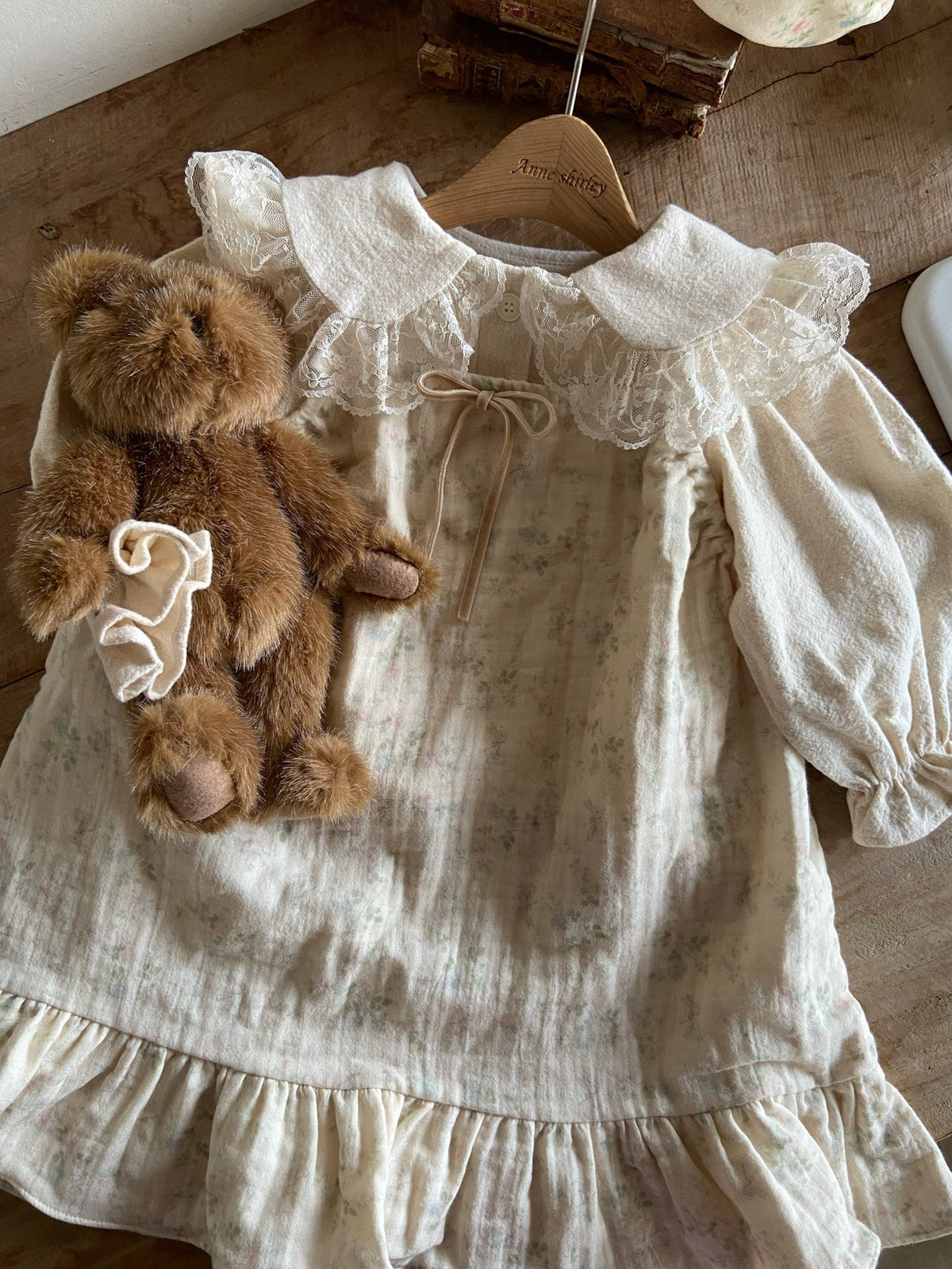韓國童裝 26秋| AS20 Hasi Dress / Baby Suit (Cream) 連身裙