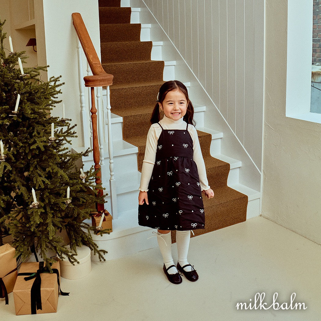 韓國童裝 25秋冬 | MK25410 Embroidery OPS