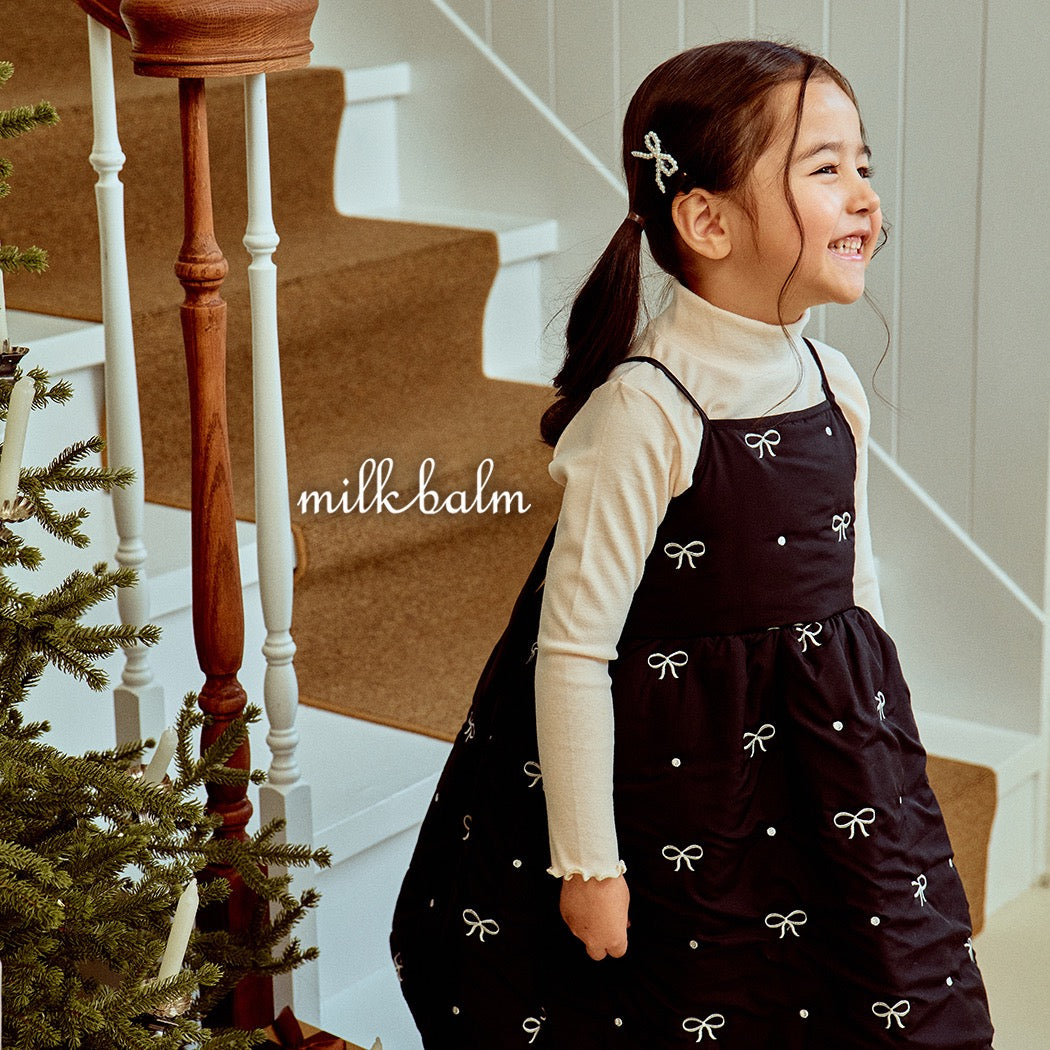 韓國童裝 25秋冬 | MK25410 Embroidery OPS