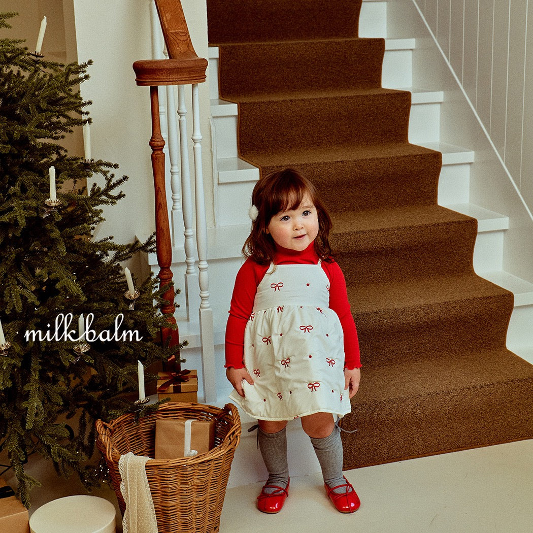 韓國童裝 25秋冬 | MK25410 Embroidery OPS