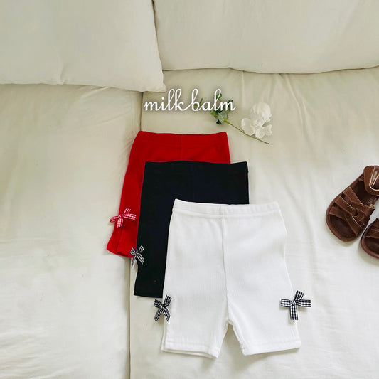 韓國童裝 25夏 | MK25222 RIBBON LEGGINGS (BABY & KIDS)