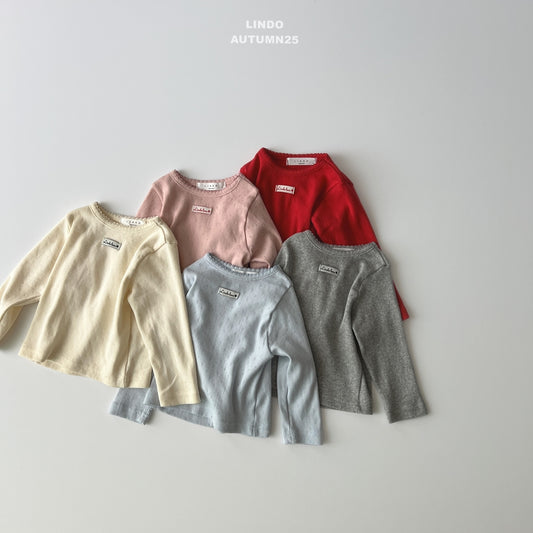韓國童裝 25秋 | LD25312 Eyelet Tee
