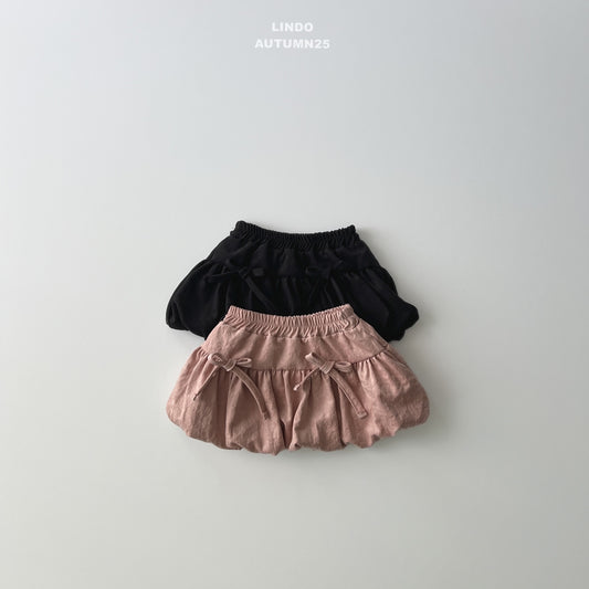 韓國童裝 25秋 | LD25314 Pompom skirt