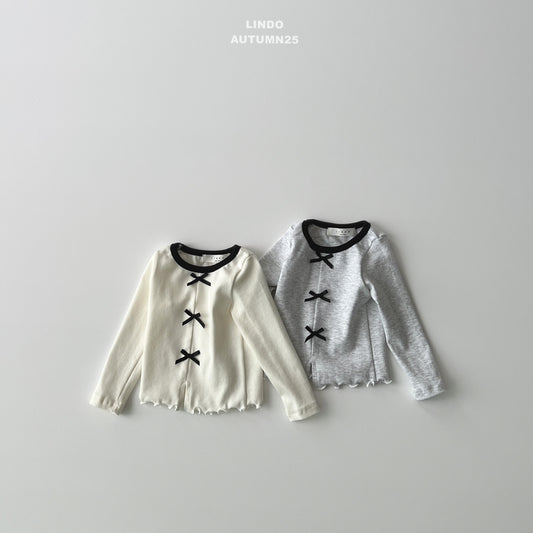 韓國童裝 25秋 | LD25301 Ribbon Tee