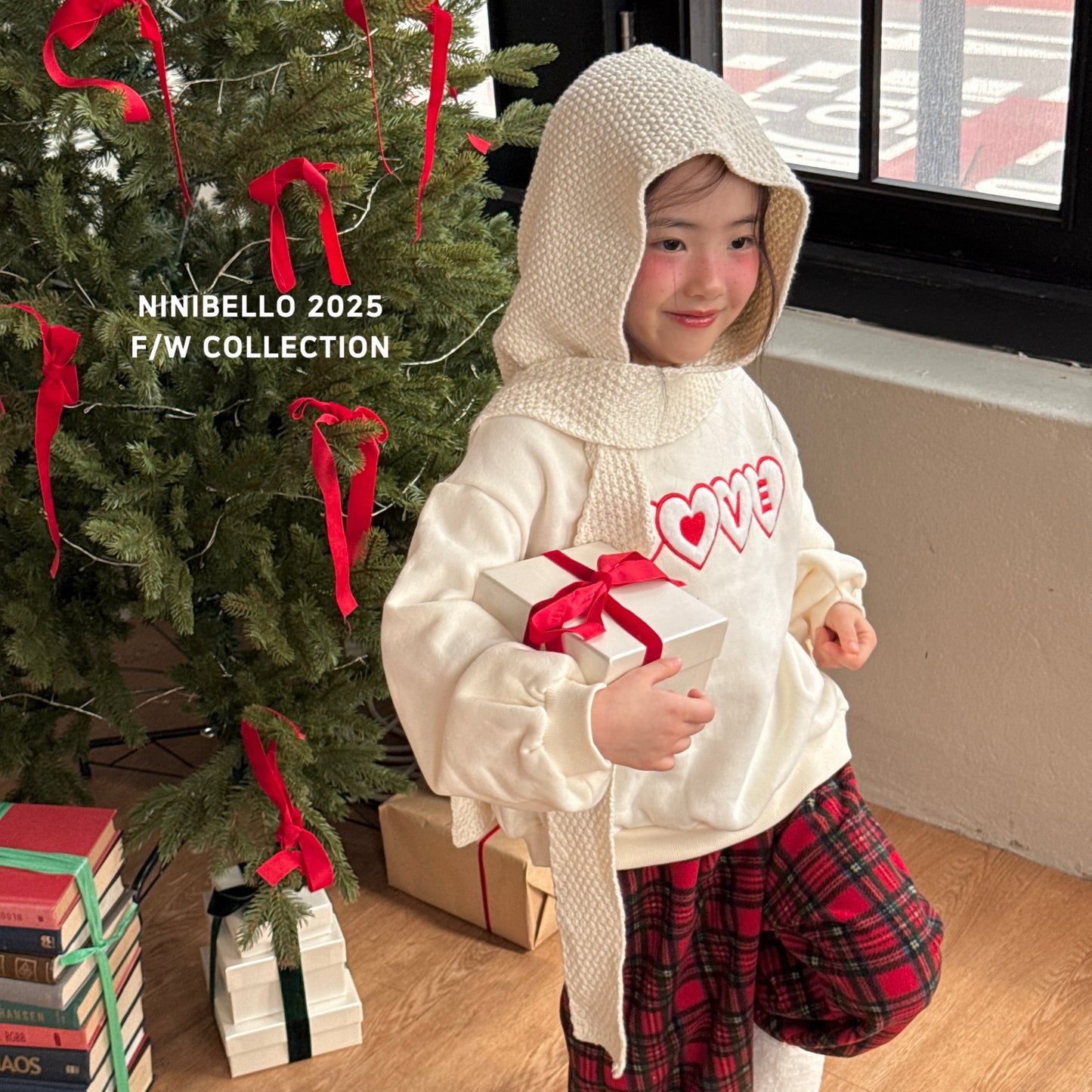 韓國童裝 25秋冬 | NB25407 Love MTM