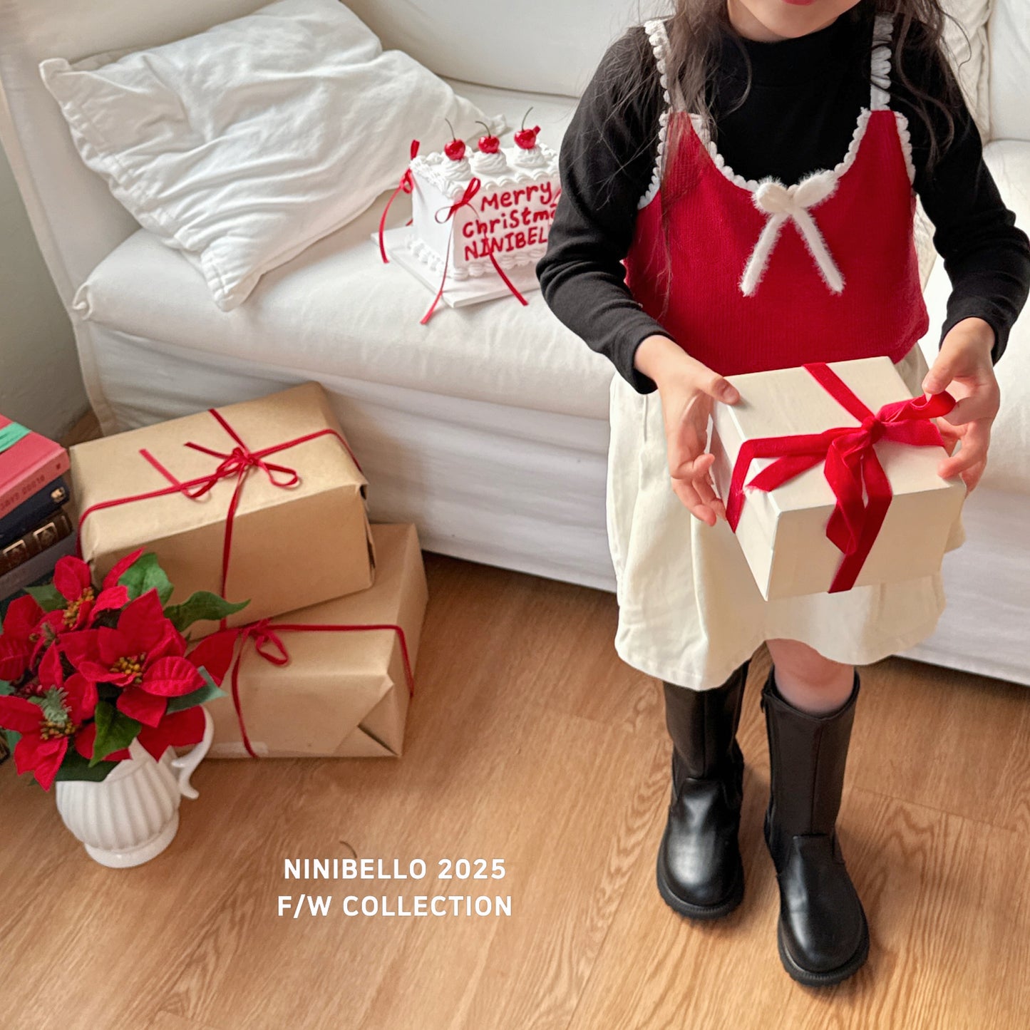 韓國童裝 25秋冬 | NB25401 1+1 Must have Tee