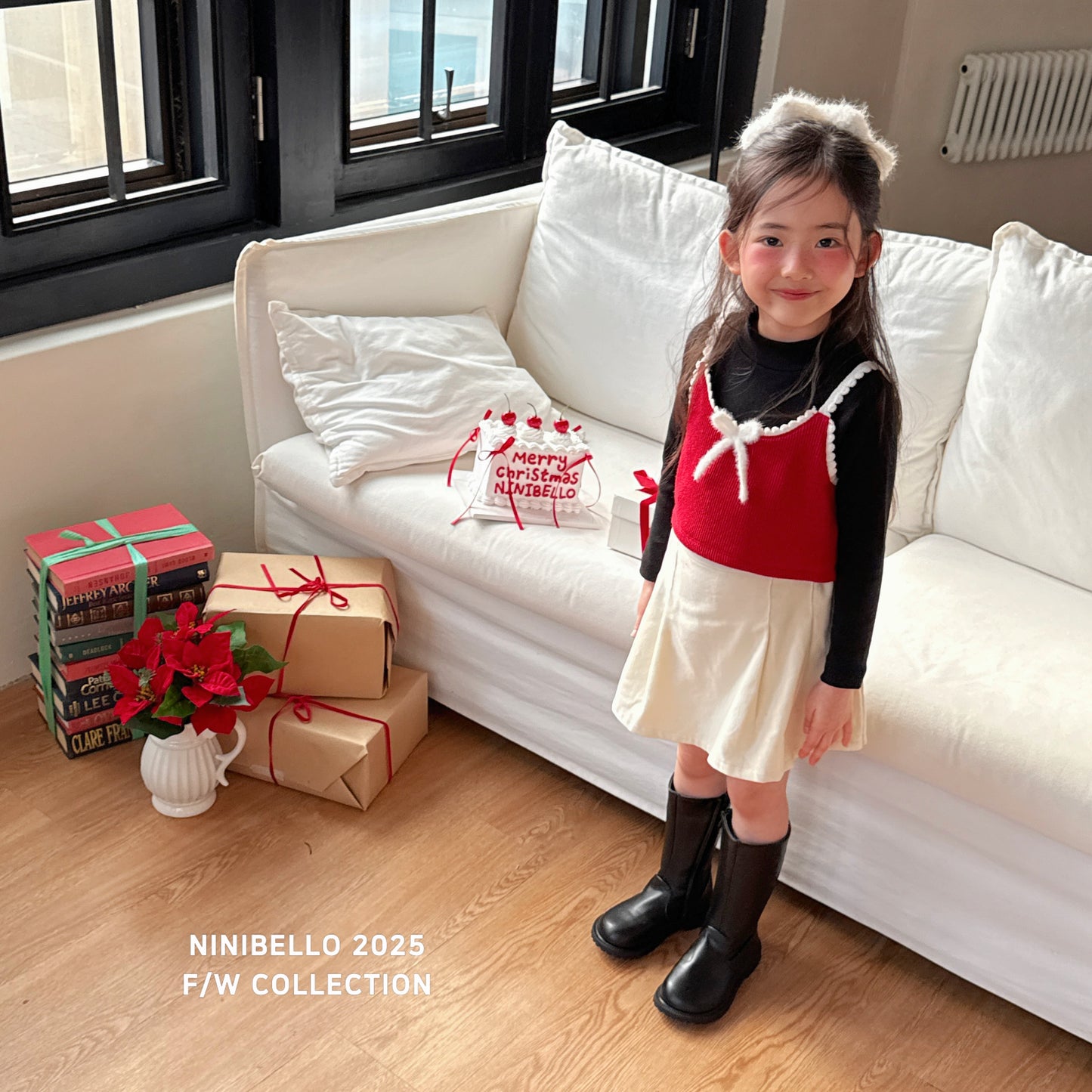 韓國童裝 25秋冬 | NB25401 1+1 Must have Tee