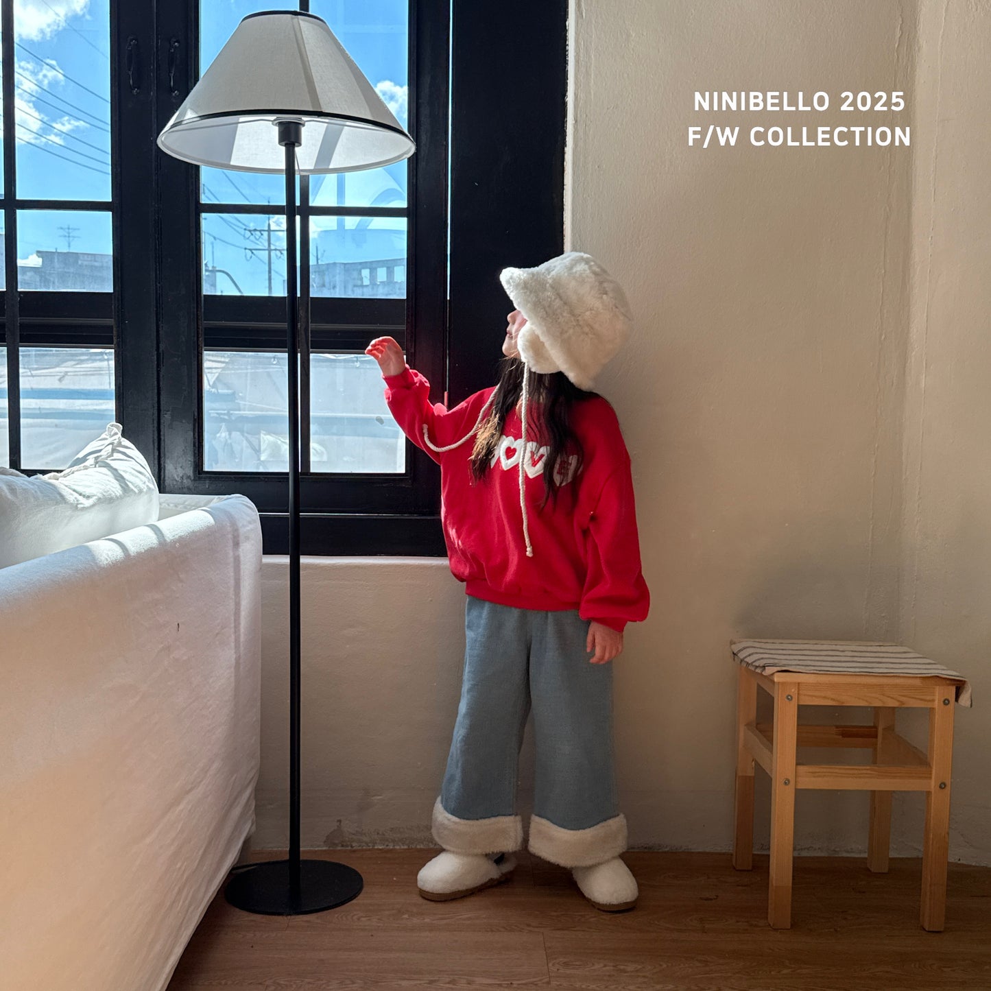 韓國童裝 25秋冬 | NB25407 Love MTM